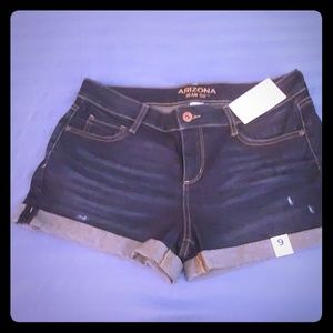 *New With Tags* Arizona Size 9 Jean Shorts